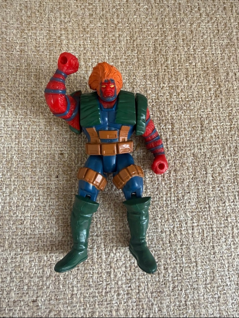 Vintage 90’s Marvel X-Force X-Men Grizzly action figure by Toy Biz
